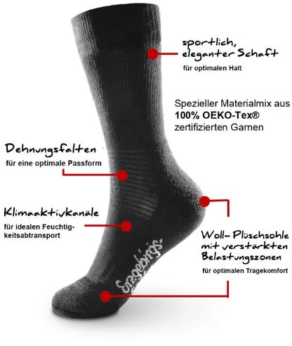 Erzgebirgssocke Winter – Klassisch & warm